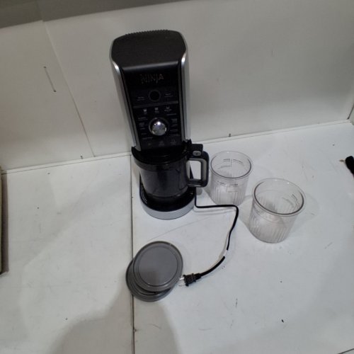 11-IN-1 NINJA CREAMI DELUXE ICE CREAM AND FROZEN DRINK MAKER - 24OZ - BLACK - (MODEL: CN501CO) image 3