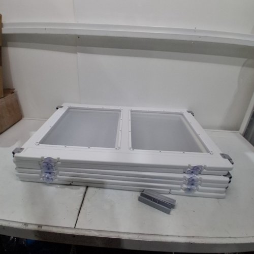 WAGORA PLASTICA AND ACRYLIC LARGE DOG PLAYPEN - 69.3"X35"X22.4" - WHITE image 4