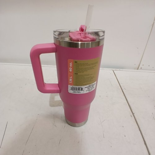 BASS PRO SHOPS HANDLED INSULATED MUG - 40 OZ - PINK (MODEL: MUG-CR-40) image 5