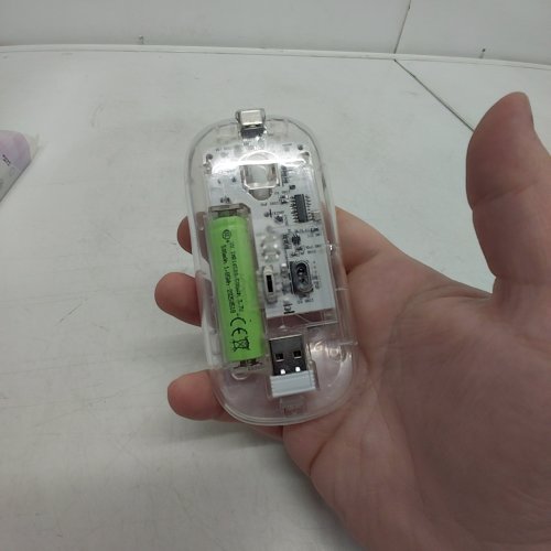 TRANSPARENT WIRELESS MOUSE WITH BLUETOOTH - CLEAR image 2