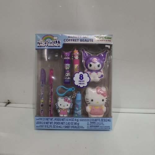8PC HELLO KITTY AND FRIENDS - PLANT-BASED BEAUTY SET (ITEM: HK1481SA) image 3