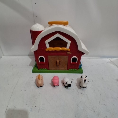 BATTAT BIG RED BARN ANIMAL FARM PLAYSET - RED (MODEL: BT4626C1Z) image 2