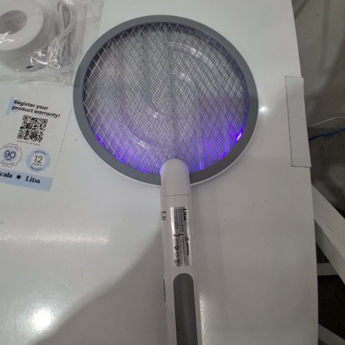 LIBA ELECTRIC FLY SWATTER RACKET RECHARGEABLE BUG ZAPPER - 4000V image 2