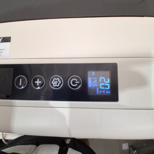 EUHOMY CAMPING FRIDGE FREEZER WITH APP CONTROL - 12/24 V DC & 240 V AC - 25L - BLACK/GREY (MODEL: CF004-25BL) image 2