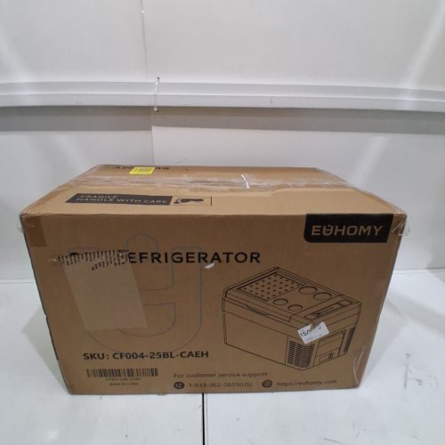 EUHOMY CAMPING FRIDGE FREEZER WITH APP CONTROL - 12/24 V DC & 240 V AC - 25L - BLACK/GREY (MODEL: CF004-25BL) image 6
