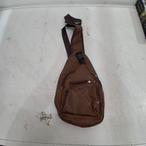 UNISEX ANTI-THEFT SLING DAYPACK BAG - OSFM - BROWN image 2