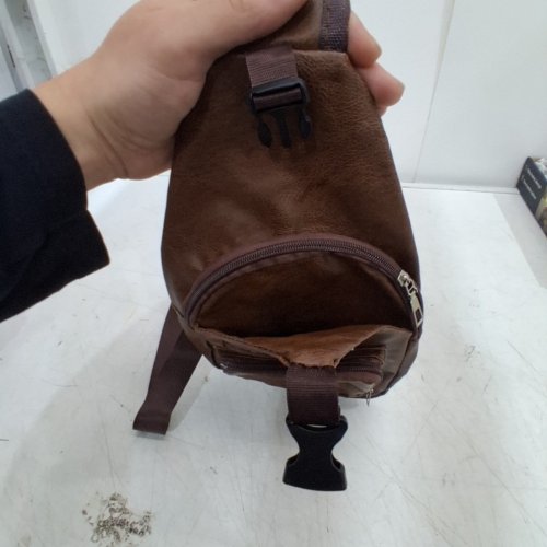 UNISEX ANTI-THEFT SLING DAYPACK BAG - OSFM - BROWN image 3