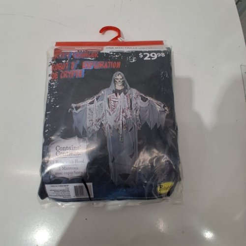 MEN'S PARTYHOLIC CRYPT CRAWLER COSTUME - OSFM - GREY (STYLE: 11264) image 2