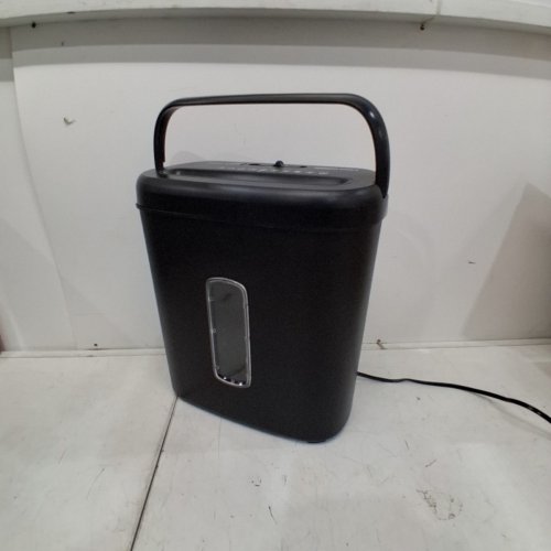 AMAZON BASICS 8-SHEET CROSS-CUT PAPER SHREDDER - BLACK (MODEL: C276-A US) image 3