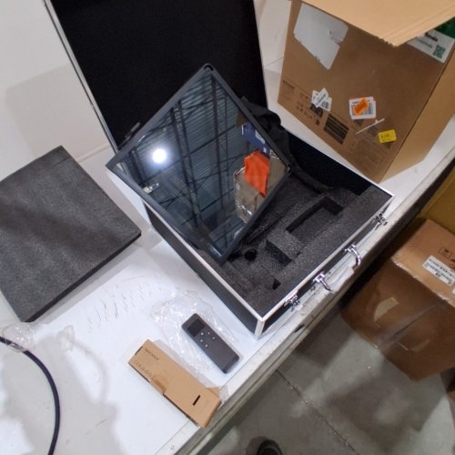 NEEWER TELEPROMPTER X14 III WITH RT113 REMOTE/APP CONTROL - 45° TILT, 14" BEAMSPLITTER, ALL METAL FRAME, QR PLATE COMPATIBLE WITH 501PL FOR IPHONE, IPAD, DSLR - BLACK (MODEL: X14 III) image 2