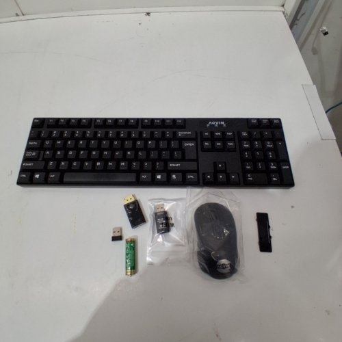 AQVIN WIRELESS KEYBOARD AND MOUSE COMBO - BLACK (MODEL: QK220-W) image 3