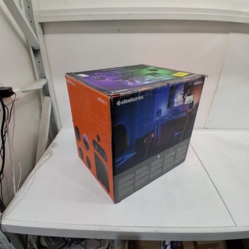 STEELSERIES ARENA 9 ILLUMINATED 5.1 GAMING SPEAKERS WITH 5.1 USB SURROUND SOUND, WIRELESS REAR SPEAKERS, 2-WAY SPEAKER DESIGN, SUBWOOFER, REACTIVE RGB LIGHTING (MODEL: 61547) image 4