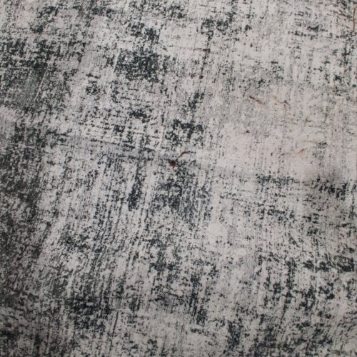 DISTRESSED ABSTRACT AREA RUG - 9FT X 6FT - WHITE/GREY image 5