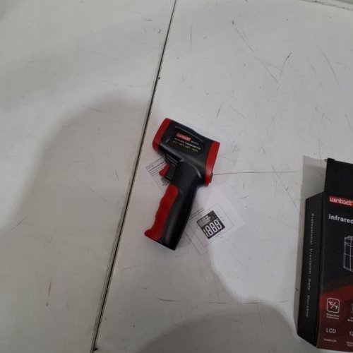 WINTACT INFRARED DIGITAL LASER THERMOMETER GUN FOR NON SURFACE CONTACT FOR COOKING AND HVAC -NOT FOR HUMAN USE - TEMPERATURE RANGE -50℃ TO 380℃ - RED image 3