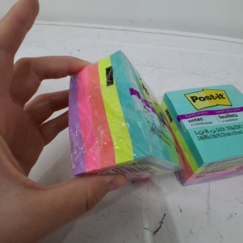 2 (5PK) POST-IT SUPER STICKY NOTES - (3"X3") - SUPERNOVA NEONS COLLECTION) image 3