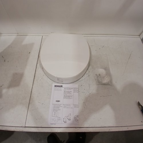 KOHLER HYTEN - ELEVATED QUIET-CLOSE ELONGATED TOILET SEAT - WHITE - (MODEL: 25875-0) image 2