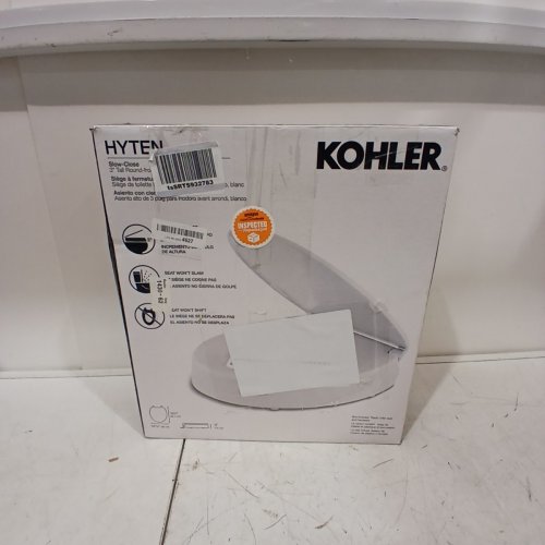 KOHLER HYTEN - ELEVATED QUIET-CLOSE ELONGATED TOILET SEAT - WHITE - (MODEL: 25875-0) image 4