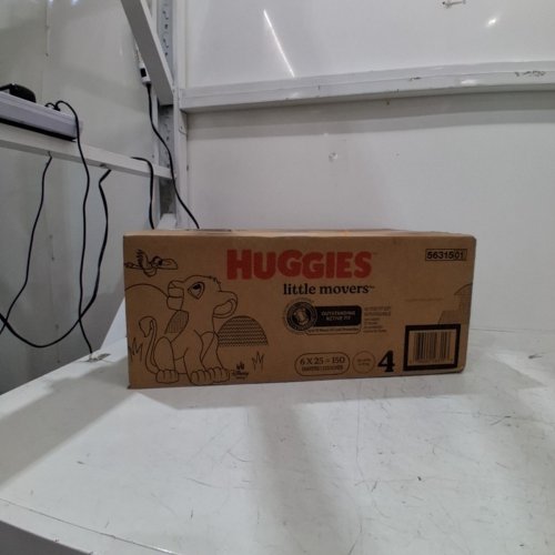 150PK HUGGIES DISNEY LION KING LITTLE MOVERS DIAPERS - SIZE 4 image 2