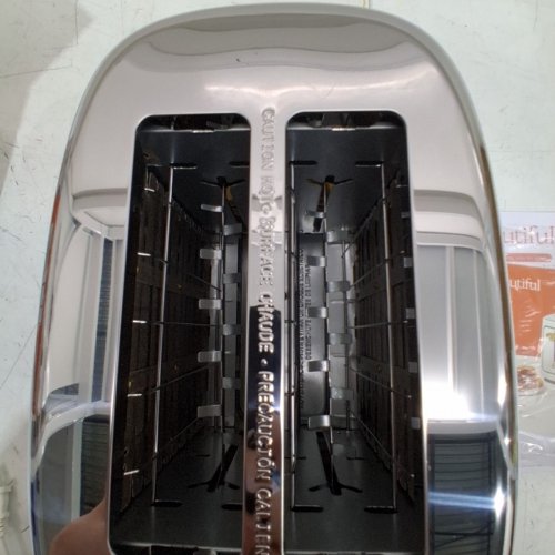 BEAUTIFUL BY DREW BARRYMORE TOUCH ACTIVATED DISPLAY EXTRA WIDE SELF ADJUSTING TOAST SLOT TOASTER - 2 SLICE - WHITE ICING (MODEL: 31150) image 4