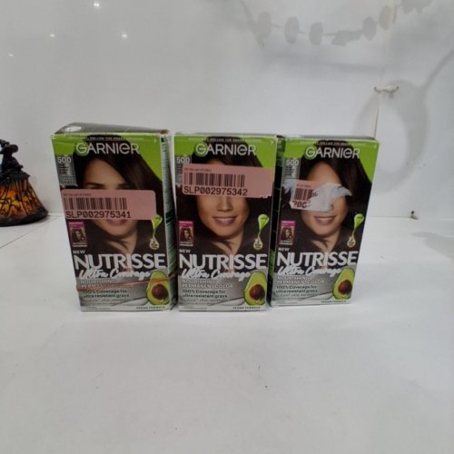 3 GARNIER NUTRISSE ULTRA COVERAGE PERMANENT HAIR COLOR (STYLE: GLAZED WALNUT 500) image 2