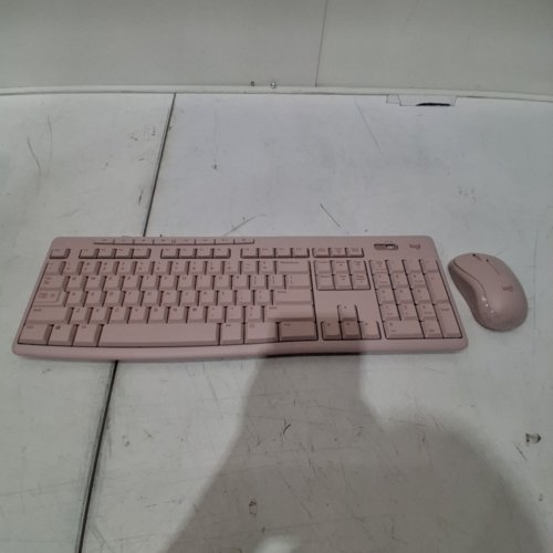 LOGITECH WIRELESS KEYBOARD AND MOUSE COMBO - 2.4 GHZ WIRELESS - PINK (MODEL: MK270) image 4