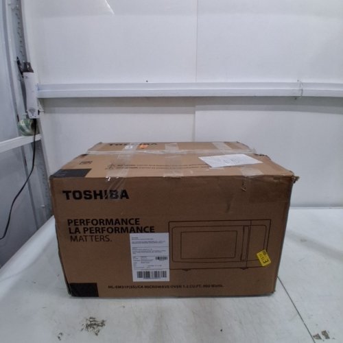 TOSHIBA COMPACT COUNTERTOP MICROWAVE OVEN - 1.2CU.FT - 1500W - STAINLESS STEEL (MODEL: ML-EM31P(SS)/CA) image 7