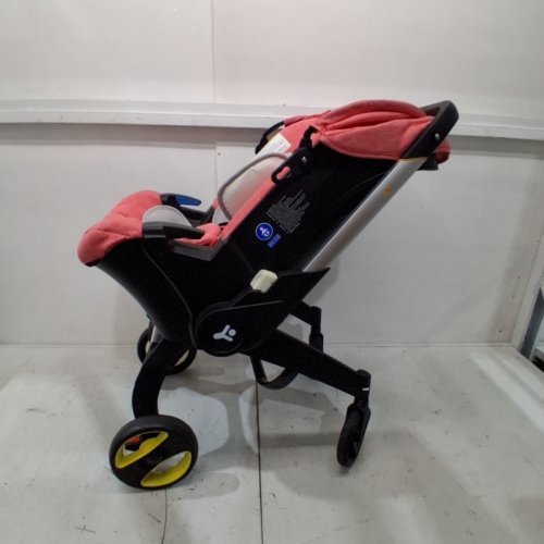 4-IN-1 FOLDING COMPACT BABY STROLLER AND CAR SEAT - 0-36 MONTHS - MAX 15KG/33 LBS - PINK (MODEL: G301) image 4