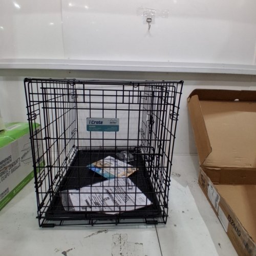 MIDWEST PETS FOR HOMES LIFE STAGES SMALL DOG FOLDING DOUBLE DOOR PET CRATE 24" (1624DD) image 3