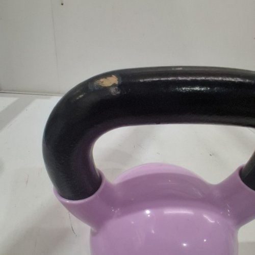 AMAZON BASICS VINYL KETTLEBELL WEIGHT - 30LBS - LIGHT PURPLE image 4