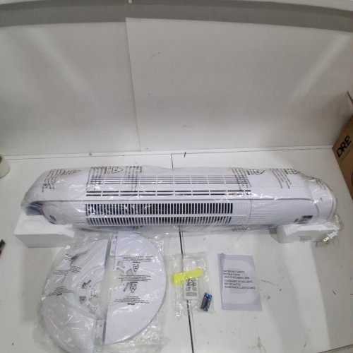 DREO 90° OSCILLATING TOWER FAN WITH REMOTE AND LED DISPLAY - 36" - WHITE (MODEL: DR-HTF007) image 3