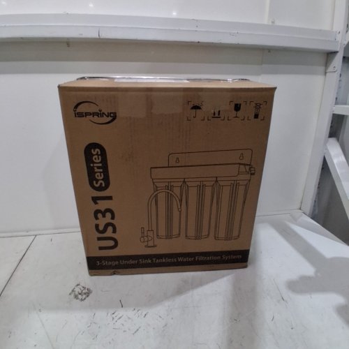 ISPRING 3-STAGE UNDER-SINK TANKLESS WATER FILTRATION SYSTEM (MODEL: US31) image 5