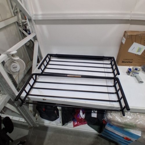 MAXXHAUL UNIVERSAL STEEL ROOF RACK CAR TOP CARGO CARRIER/BASKET - 46" X 36" X 4.5" - 150LBS CAPACITY (MODEL: 70115) image 2