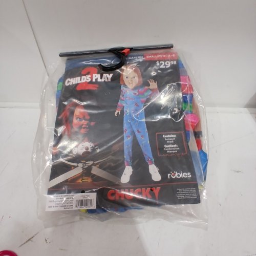2PC BOYS RUBIES CHILD'S PLAY 2 CHUCKY COSTUME - SMALL - ASSORTED COLOURS (STYLE: 1001032) image 2