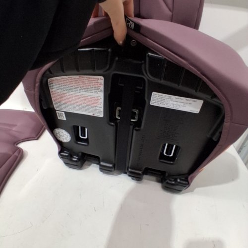 GRACO TRANZITIONS 3-IN-1 LIGHTWEIGHT ADJUSTABLE HEIGHT HARNESS BOOSTER CAR SEAT WITH CUP HOLDERS - 100LB MAX WEIGHT - ELOISE PURPLE (MODEL: 2217080) image 5