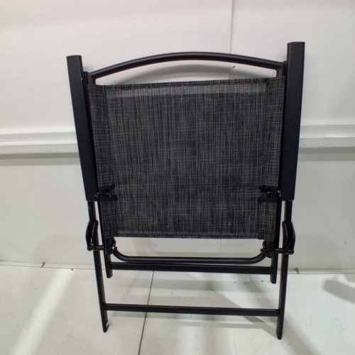 MAINSTAYS PADDED FOLDING CHAIR, LAWN/BEACH CHAIR, 25" X 35.8" - GREY image 4
