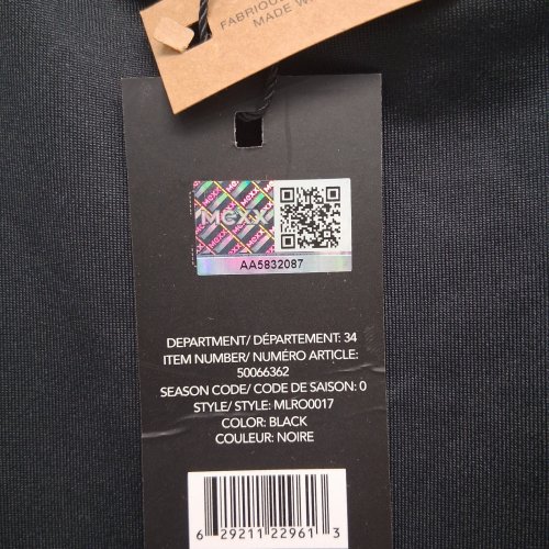 WOMEN'S MEXX SLEEVELESS BODYSUIT - EXTRA LARGE - BLACK (MODEL:MLR0017) image 3