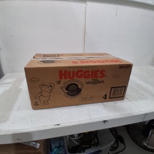 150PK HUGGIES DISNEY BABY LITTLE SNUGGLERS DISPOSABLE DIAPERS - SIZE 4 - WINNIE THE POOH (MODEL: 56311) image 2