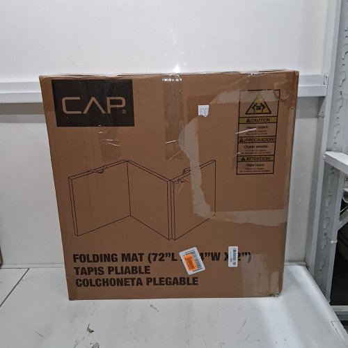 CAP BARBELL TRI-FOLD ANTI-TEAR EXERCISE MAT - 72"X24"X2" - BLACK (MODEL: MTIS-9263-BK10P) image 3