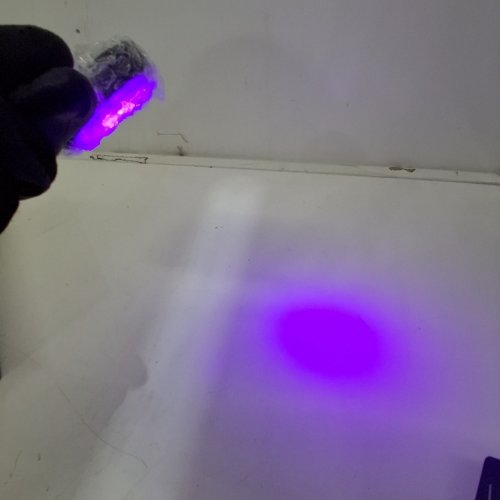 USB POWERED UV LED BLACK LIGHT WITH DESK CLAMP AND GOOSENECK - 5W - 395NM - BLACK image 2