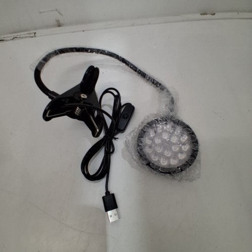 USB POWERED UV LED BLACK LIGHT WITH DESK CLAMP AND GOOSENECK - 5W - 395NM - BLACK image 4
