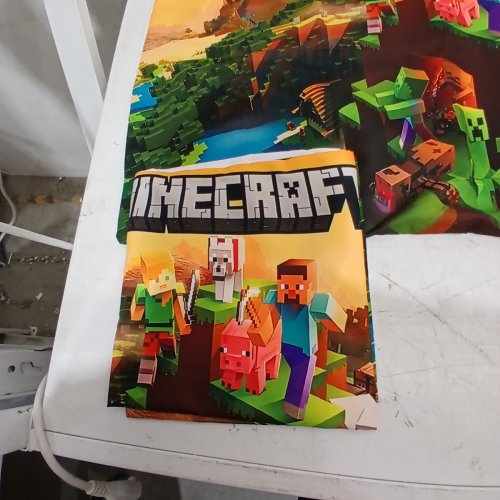 3PC MINECRAFT 'MY WORLD' BED SET - TWIN - MULTICOLOR image 3