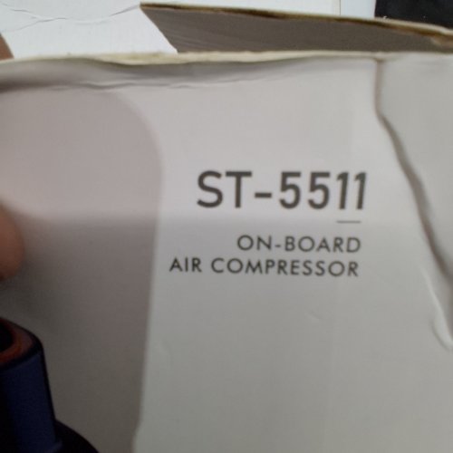5PC SUITU ON-BOARD AIR COMPRESSOR - BLACK / ORANGE (MODEL: ST-5511) image 3