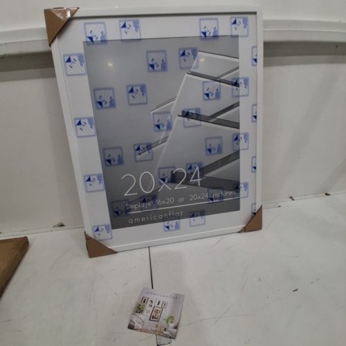 AMERICANFLAT POLISHED PLEXIGLASS PICTURE FRAME - 20" X 24" - WHITE image 2
