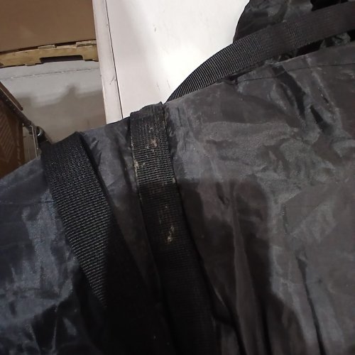 HIZYNICE FLANNEL LINED EXTRA-WIDE SLEEPING BAG - RIGHT HAND ZIPPER - BLACK/RED PLAID image 3