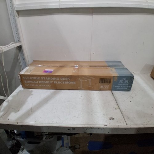YAPAMAR ADJUSTABLE ELECTRIC STANDING DESK - 40" X 23.6" - OAK (MODEL: ELT-P4024V3-OAK-CA1) image 5