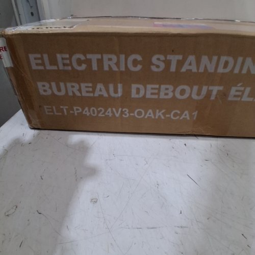 YAPAMAR ADJUSTABLE ELECTRIC STANDING DESK - 40" X 23.6" - OAK (MODEL: ELT-P4024V3-OAK-CA1) image 6