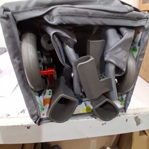 LIVING BASICS PORTABLE BABY PLAYARD AND CHANGING TABLE - 39"L X 27"W X 27"H - GRAY - (MODEL: LB-BPC-01-GREYG2) image 4
