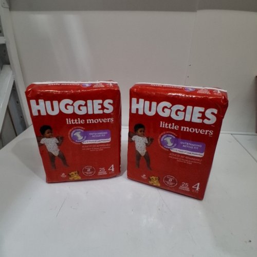 50PK HUGGIES LITTLE MOVERS DIAPERS - SIZE 4 - DISNEY image 3