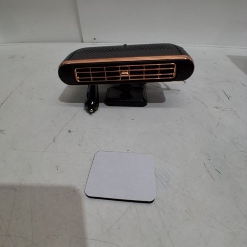 CAR AIR PURIFIER HEATER DEFOGGER FAN - 12V - ROSE GOLD image 2