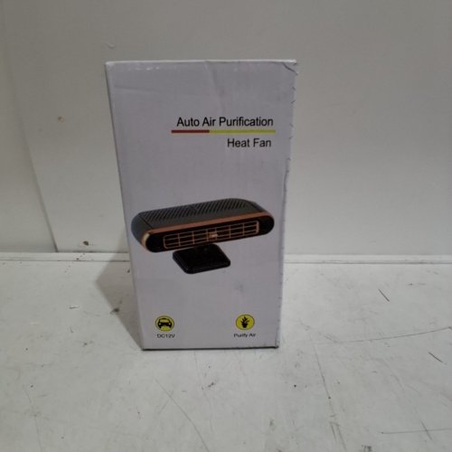 CAR AIR PURIFIER HEATER DEFOGGER FAN - 12V - ROSE GOLD image 3